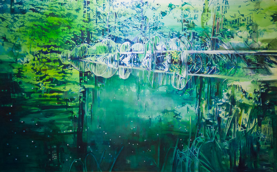 Passion 1 • 190 x 300 cm • 2015 • Öl auf Leinwand