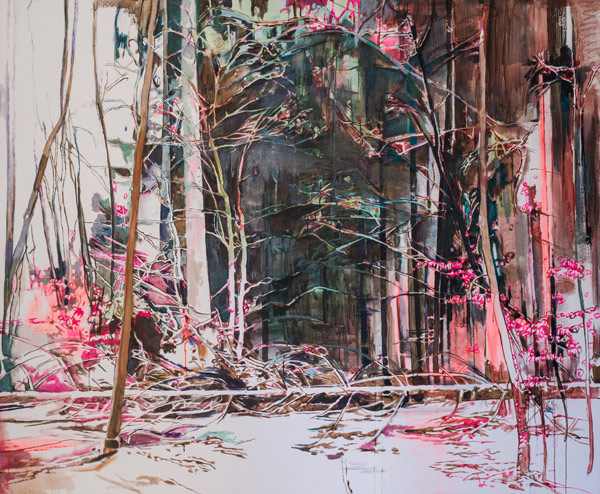 Niklas (Clenze Weiher) • 150 x 180 cm • 2015 • Öl auf Leinwand