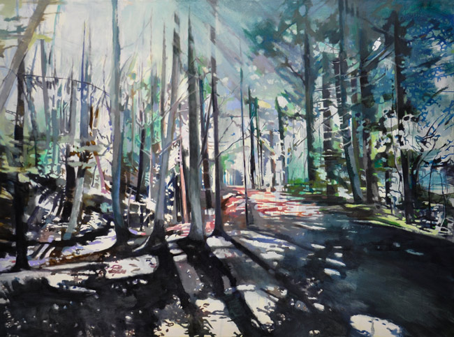 Power of Light • 150 x 200 cm • 2017 • Öl auf Leinwand