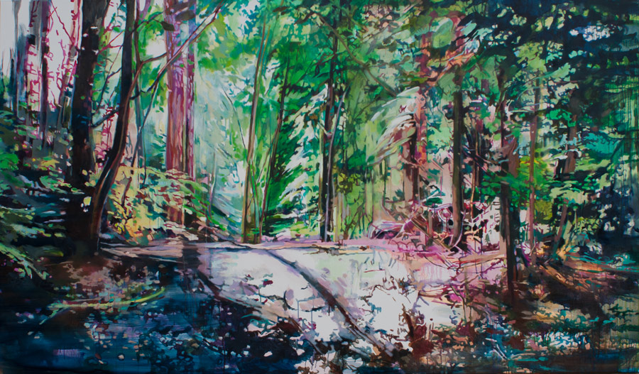 Spiegel • 140 x 240 cm • 2015 • Öl auf Leinwand