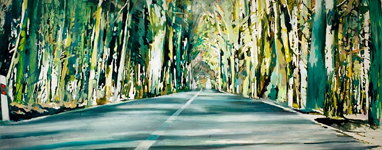 Fürstenberg 2 • 80 x 250 cm • 2005 • Öl auf Leinwand