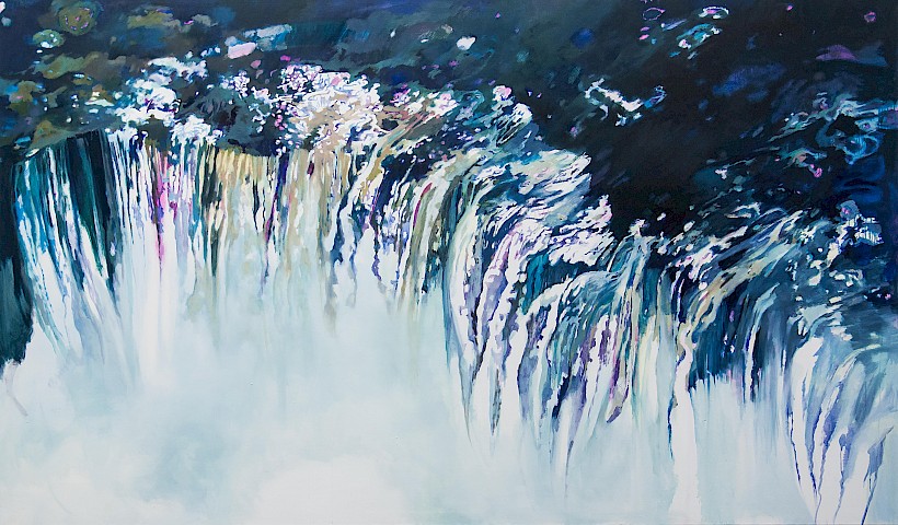 Big Victoria Falls 3 • 150 x 260 • 2012 • Öl auf Leinwand