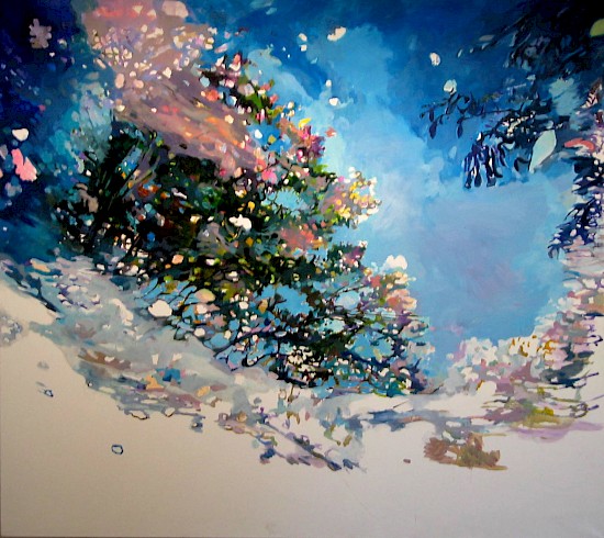 Laichplatz 2 • 160 x 180 cm • 2010 • Öl auf Leinwand