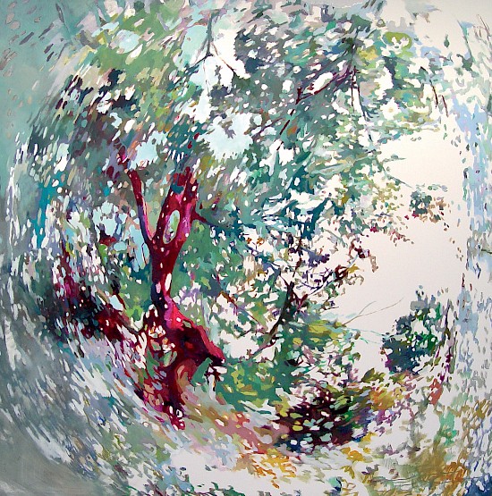 Pfütze 1 • 180 x 180 cm • 2005 • Öl auf Leinwand