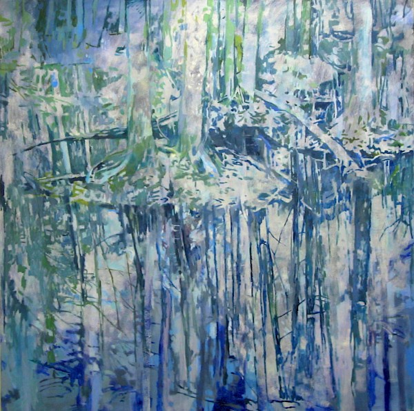 Hinter Dem Liebnitzsee 1 • 180 x 180 cm • 2008 • Öl auf Leinwand