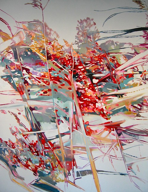 Le Vent bleue 2 • 180 x 140 cm • 2006 • Öl auf Leinwand