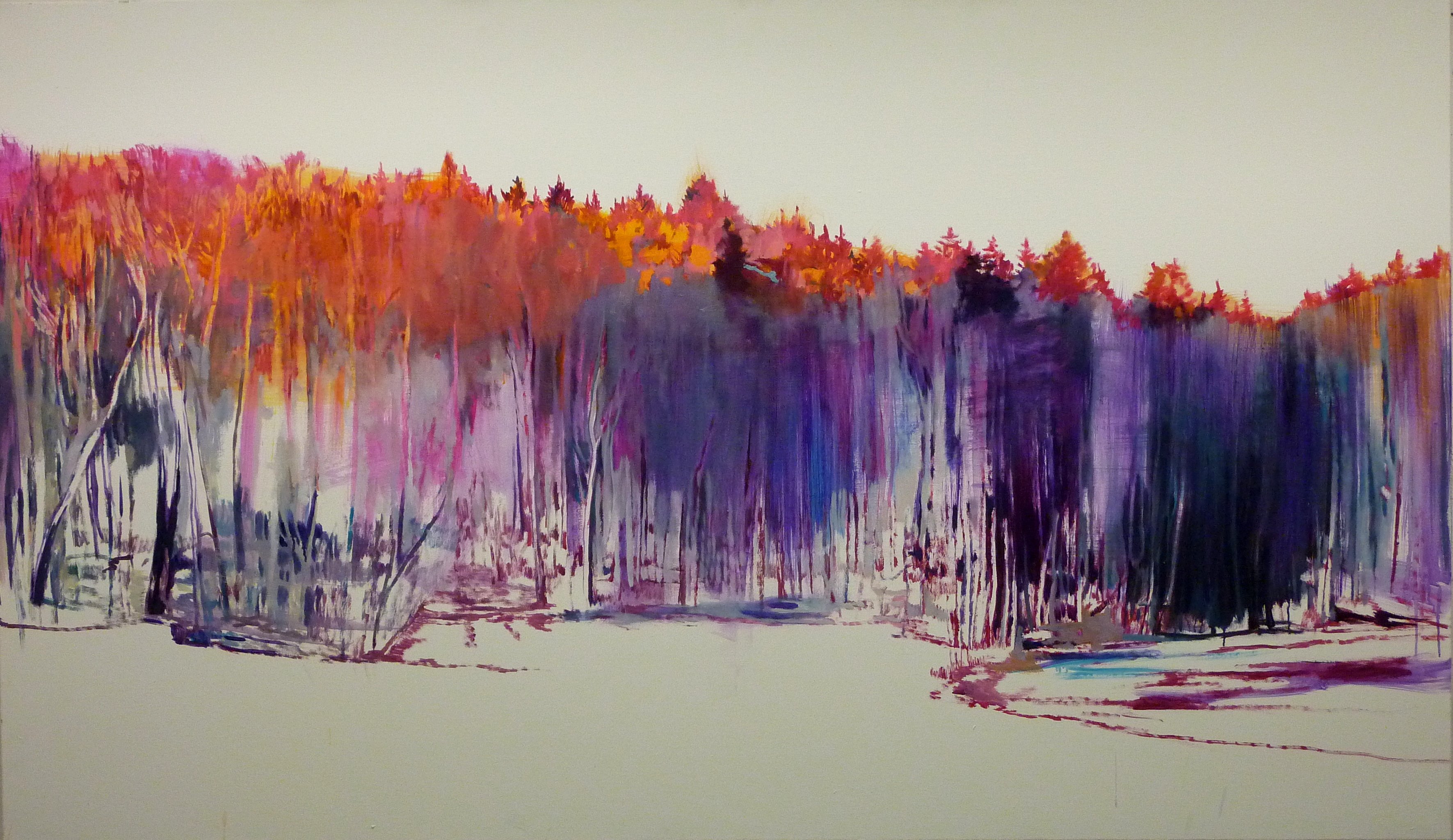 Echo 1 • 140 x 240 cm • 2010 • Öl auf Leinwand