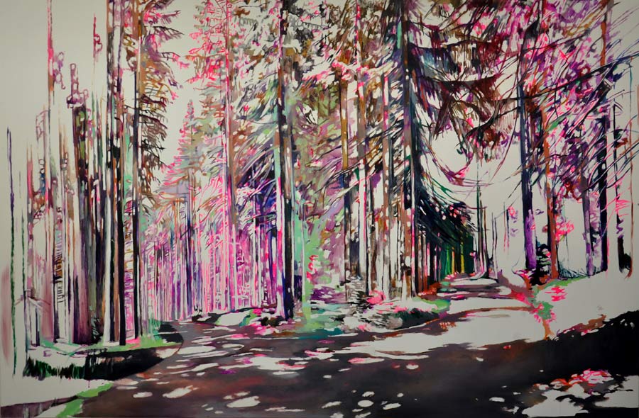 Wendepunkt • 170 x 260 cm • 2012 • Öl auf Leinwand