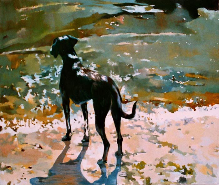 Max • 110 x 130 cm • 2004 • Öl auf Leinwand