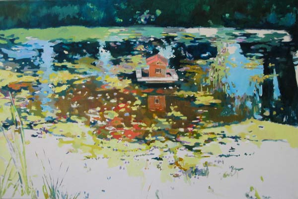 Entenhaus • 120 x 80 cm • 2006 • Öl auf Leinwand