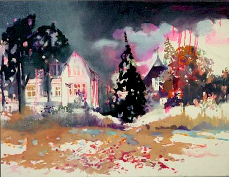 Villa Carmen 2 • 50 x 65 cm • 2012 • Öl auf Leinwand