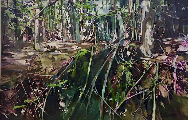 Wildnis • 170 x 260 cm • 2015 • Öl auf Leinwand