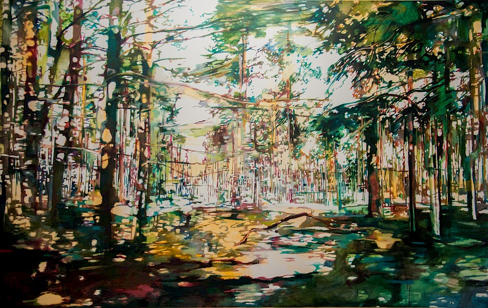 Tension • 190 x 300 cm • 2014 • Öl auf Leinwand
