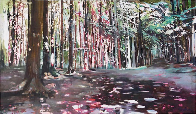I lost my Way • 140 x 240 cm • 2018 • Öl auf Leinwand