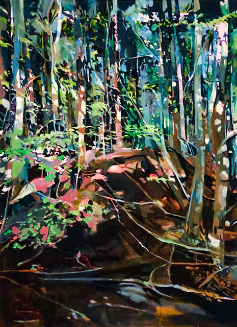 Young Forest • 150 x 110 cm • 2020 • Öl auf Leinwand