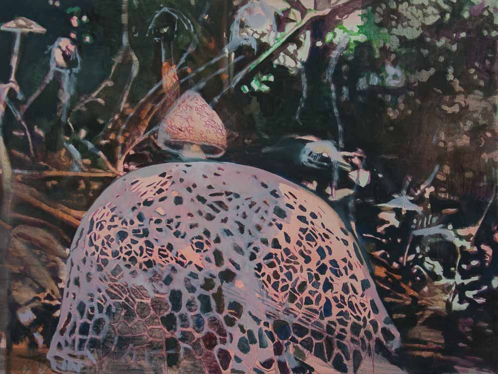 Morchel • 60 x 80 cm • 2018 • Öl auf Leinwand