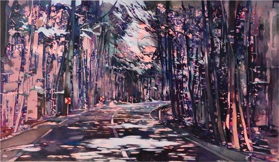 Follow the Deep 1 • 140 x 240 cm • 2018 • Öl auf Leinwand