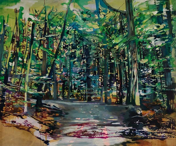 Sunday afternoon in Grunewald • 150 x 200 cm • 2020