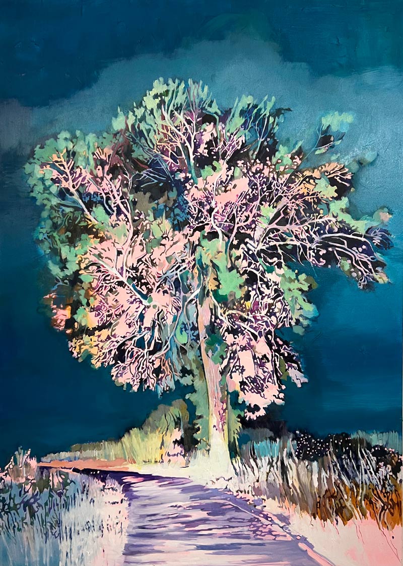 Der Wächter • 160 x 130 cm • 2023 • Öl auf Leinwand
